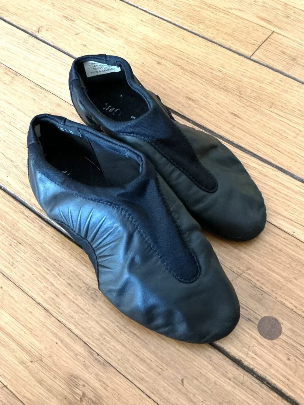 Bloch Kids Black Jazz Shoes / Size 5